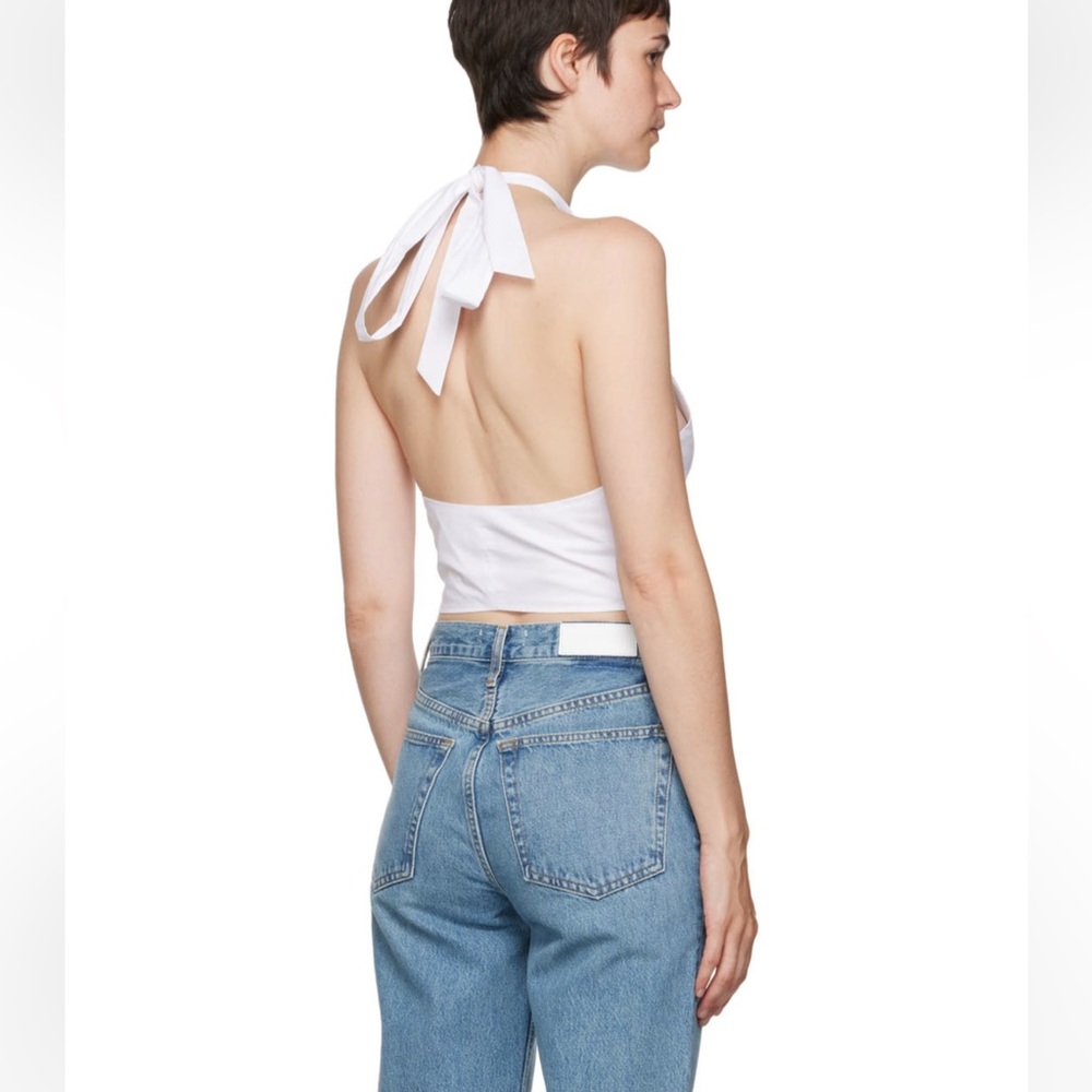 ☑️STAUD White Kai Camisole Sz 2 - Picture 4 of 12
